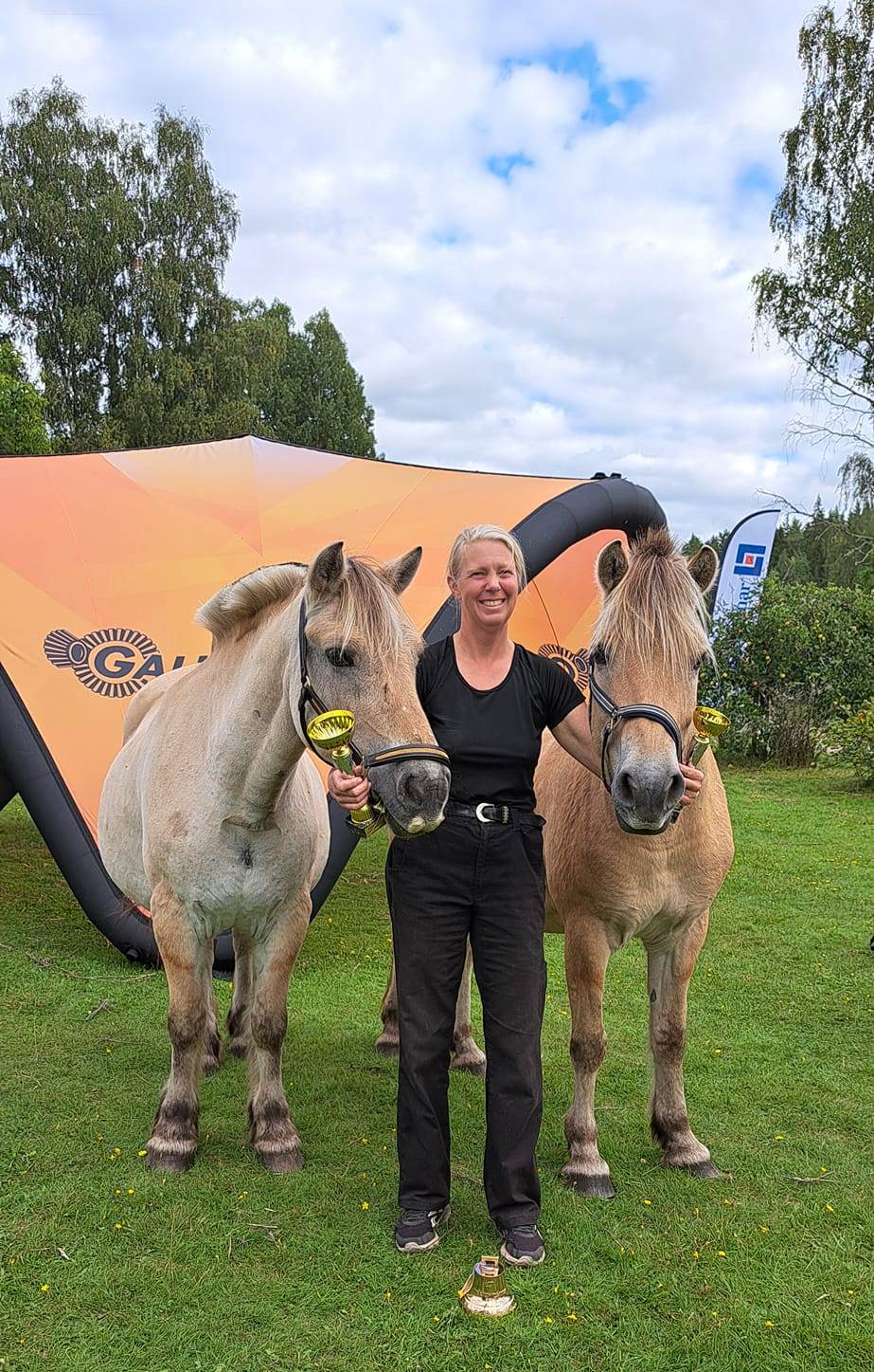 Annelie med Smilla och Yrja